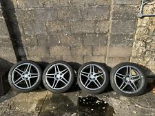 C63 AMG Rims with Winter Tyres (18”)