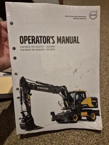 Volvo wheeled excavator manual - volvo,