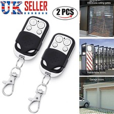 2 X Universal Garage Door Remote 433 mhz Electric Cloning Control Key Fob Opener