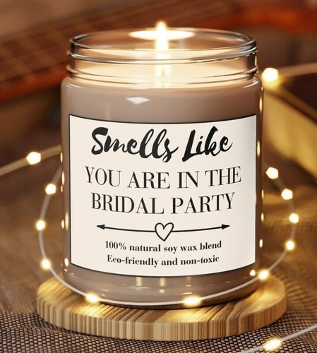 Bridal party gift - funny, candle