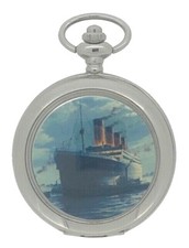 RMS Titanic Silver Tone Quartz