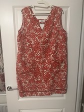 Next Linen Mix Shift Dress