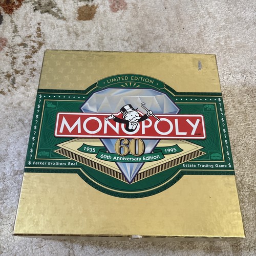 Monopoly 60th anniversary 1995 - monopoly,