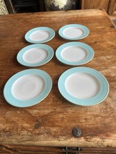 Pyrex Turquoise Blue & White