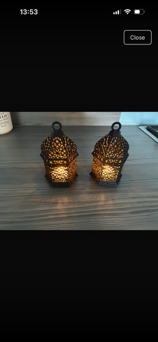 Morrocan lantern candle - morrocan,