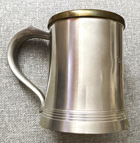 Pewter beer tankard mug - tankard,