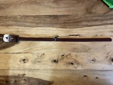 WAINWRIGHT'S SUEDE LEATHER DOG COLLAR - BROWN - MEDIUM 41-51CM