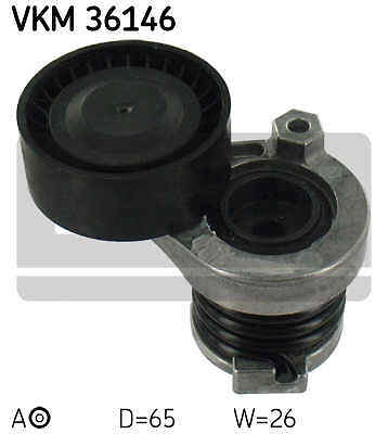 Tensioner pulley ribbed - pulley,, v-ribbed