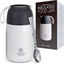 Thermal Food Flask, WHITE Hot