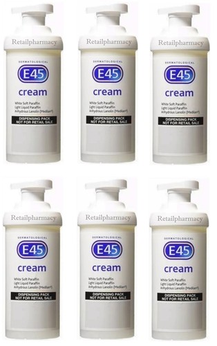 E45 dermatological cream pump - e45,