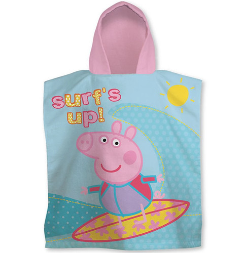 Peppa pig towel poncho hooded - peppa,
