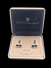 Gucci Oval GG Logo Cufflinks