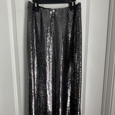 Entra Silver Sequin Long