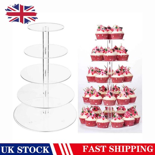 Tier round acrylic - acrylic, cupcake