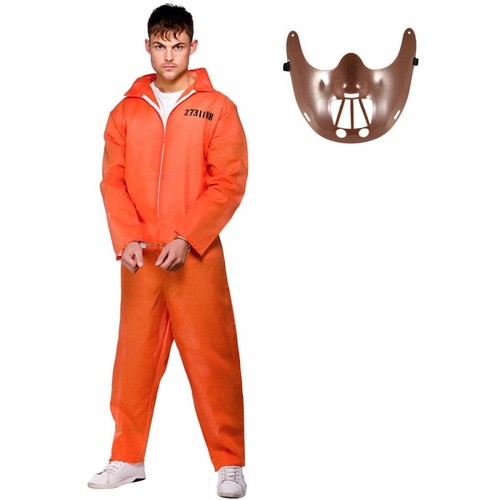 Mens orange convict boiler - orange,