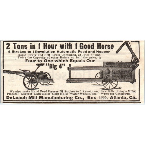 Deloach mill mfg - mfg, co