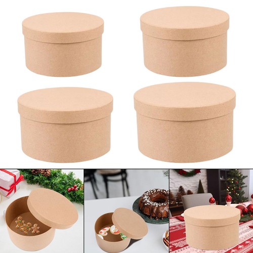 Gift box with lid - lid, round