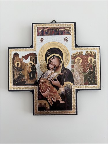 Cross shaped icon our lady - icon,