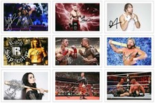 WWE WRESTLERS JobLot Bulk Set Autograph Signed PHOTO Prints Gift WRESTLING
