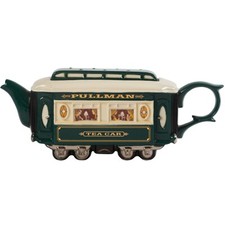 NEW Green Pullman Train Tea Car Carriage Limited Edition Ceramic Novelty Tea Pot