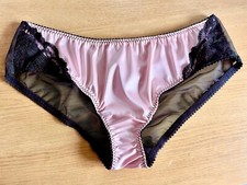 womens satin knickers ~ Blue