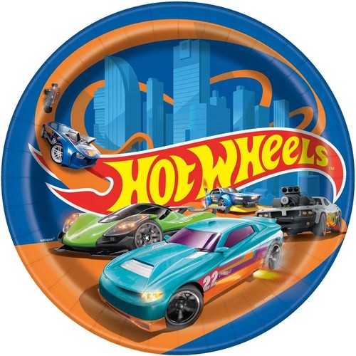 Hot wheels cars lunch plates - cars,