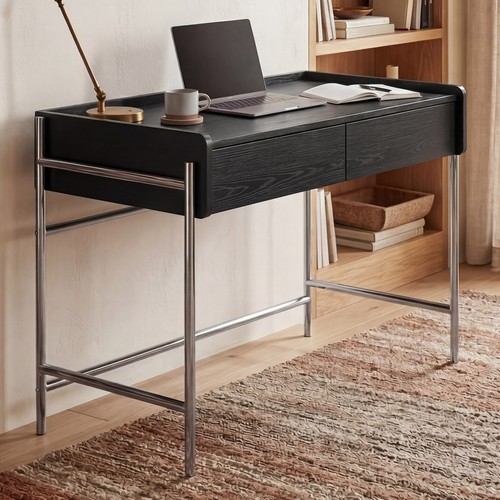 Modern office computer desk - office,