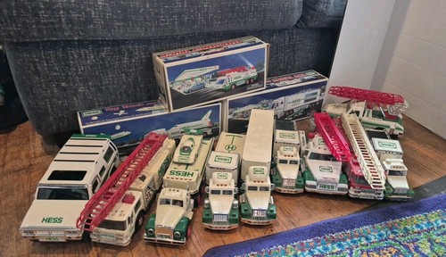 Lot hess trucks - hess,