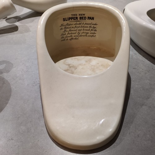 The new slipper bed pan - the,