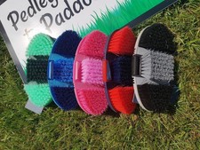 Perry Equestrian Ergonomic Flexible Body Brush Horse Pony Grooming Brush Pet