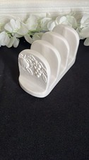 White Ceramic Toast Slice Rack