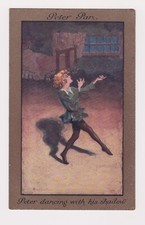 VINTAGE POSTCARD PETER PAN ILLUSTRATION BY SYBIL BARHAM C W FAULKNER SERIES 1217