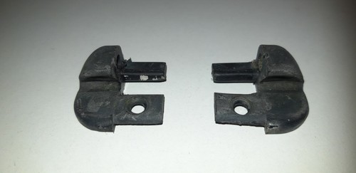 Pair end caps - pair, (plastic)