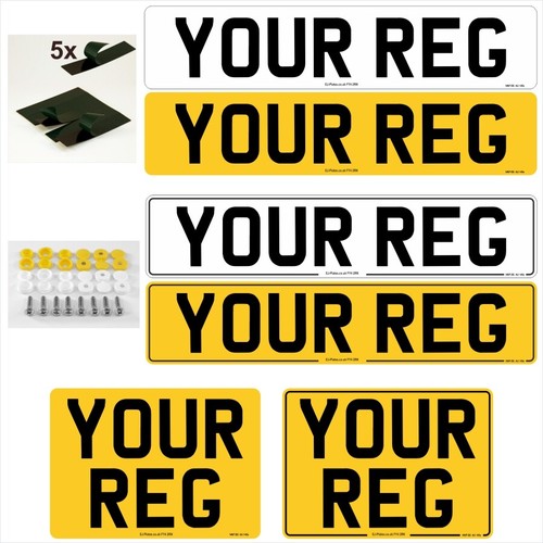 Number plates road legal - number,