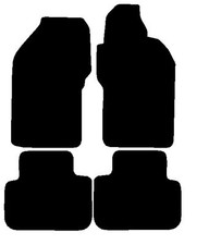 Fits Alfa Romeo 147 Selespeed 2001-2006 Black Tailored Carpet Car Mats Hitech