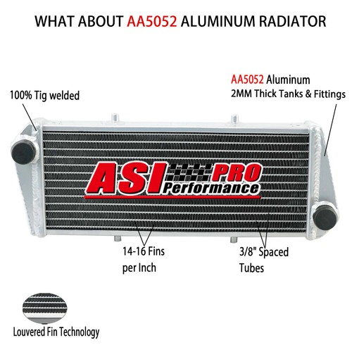 2row radiator aluminium - radiator,