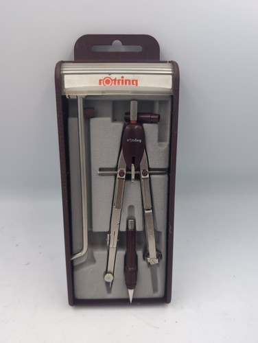 Vintage rotring compass set - compass,