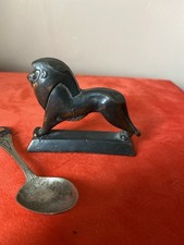 METAL  ? ART DECO WEMBLEY EXHIBITION 1924 SOUVENIR LION MASCOT - BY F KEW & Co