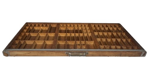 Vintage wooden printer - wooden, drawer