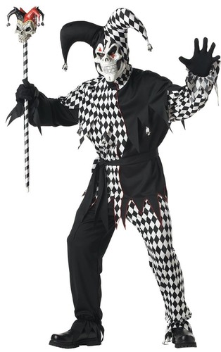 Evil jester costume - jester,