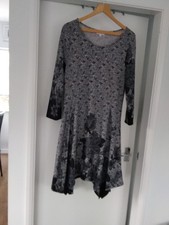 Ladies Dress From Apricot. Grey Size 16 Handkerchief Hem. Good Condition