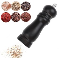 Pepper Mill with Strong Adjustable Ceramic Grinder Manual Control Kitchen Cookin