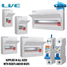 METAL CONSUMER UNITS C/W 100A