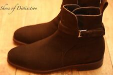 Meermin Brown Suede Jodhpur Buckle Boots Men's UK 8.5 US 9.5 EU 42.5