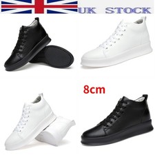 Fashion Men 2.4"Taller Elevator Shoes Sneaker Invisible Height Increase InsoleUK