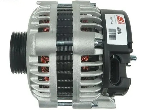 Alternator with belt - , pulley