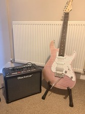 BUNDLE:Cort G280 Select Chameleon Purple Electic Guitar + Blackstar ID 10 V4 Amp