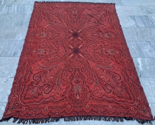 Vintage paisley shawl women - vintage,