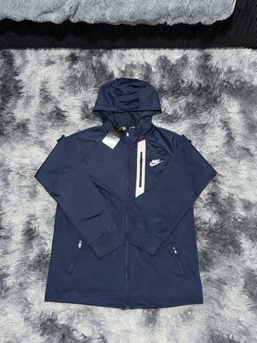 Nike navy reflective full zip - nike,