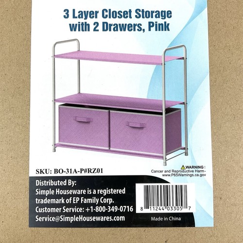 Simple houseware tier - simple, closet